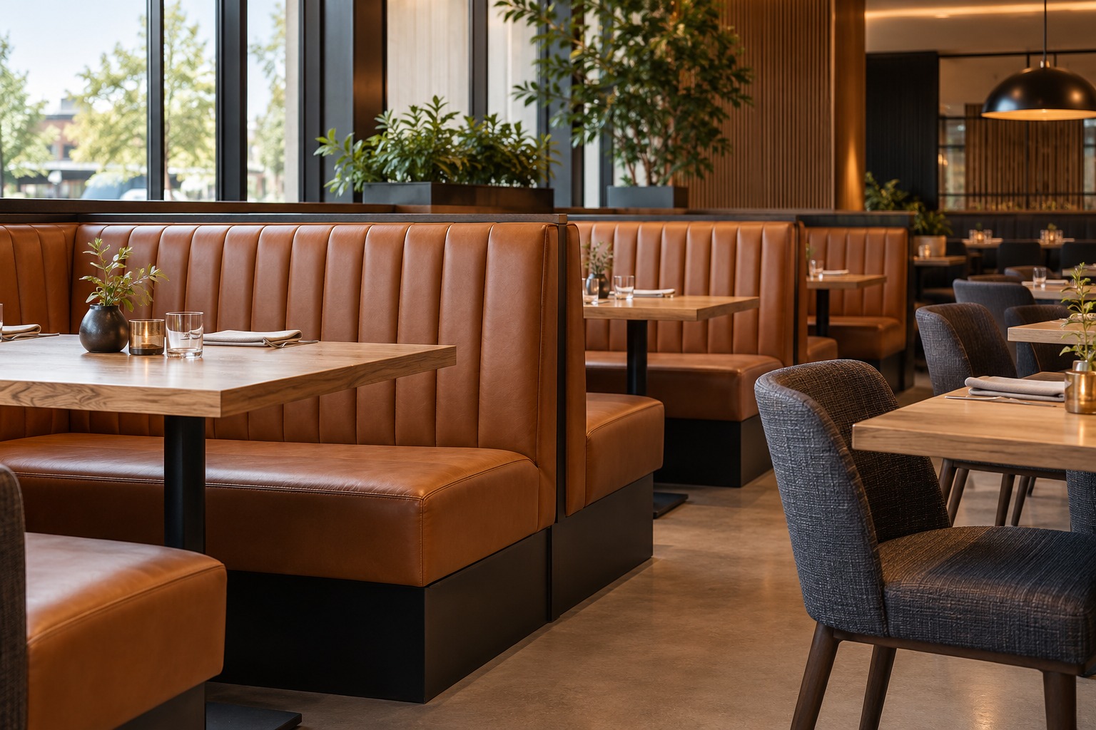 Commercial upholstery