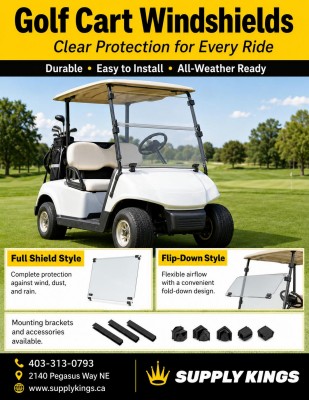 Cover of Golf cart windshields