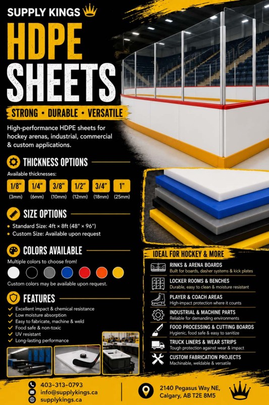 Cover of HDPE puck board