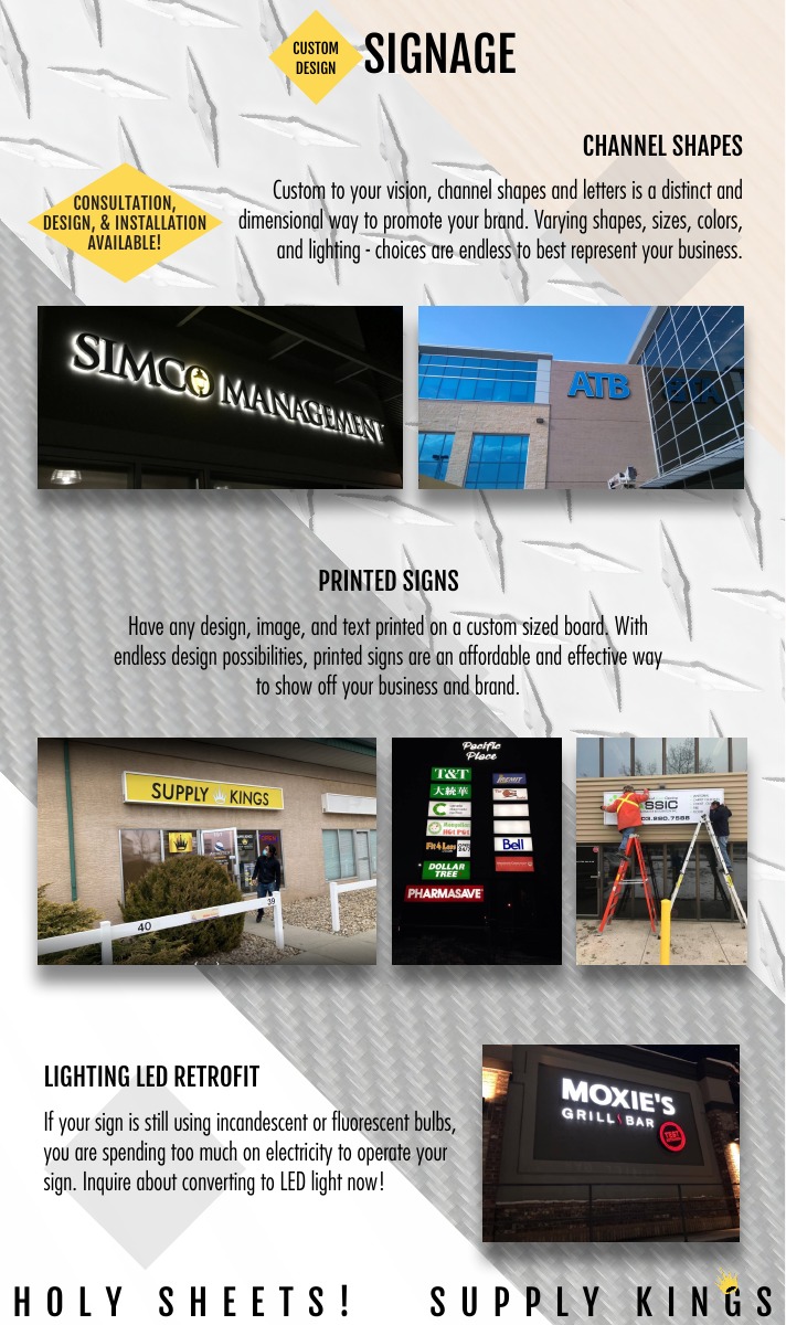 Cover of Signage brochure