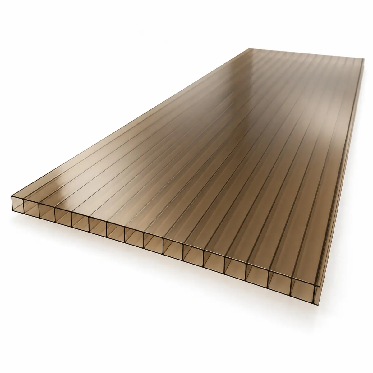 Bronze Multiwall Polycarbonate — 4 × 8 ft