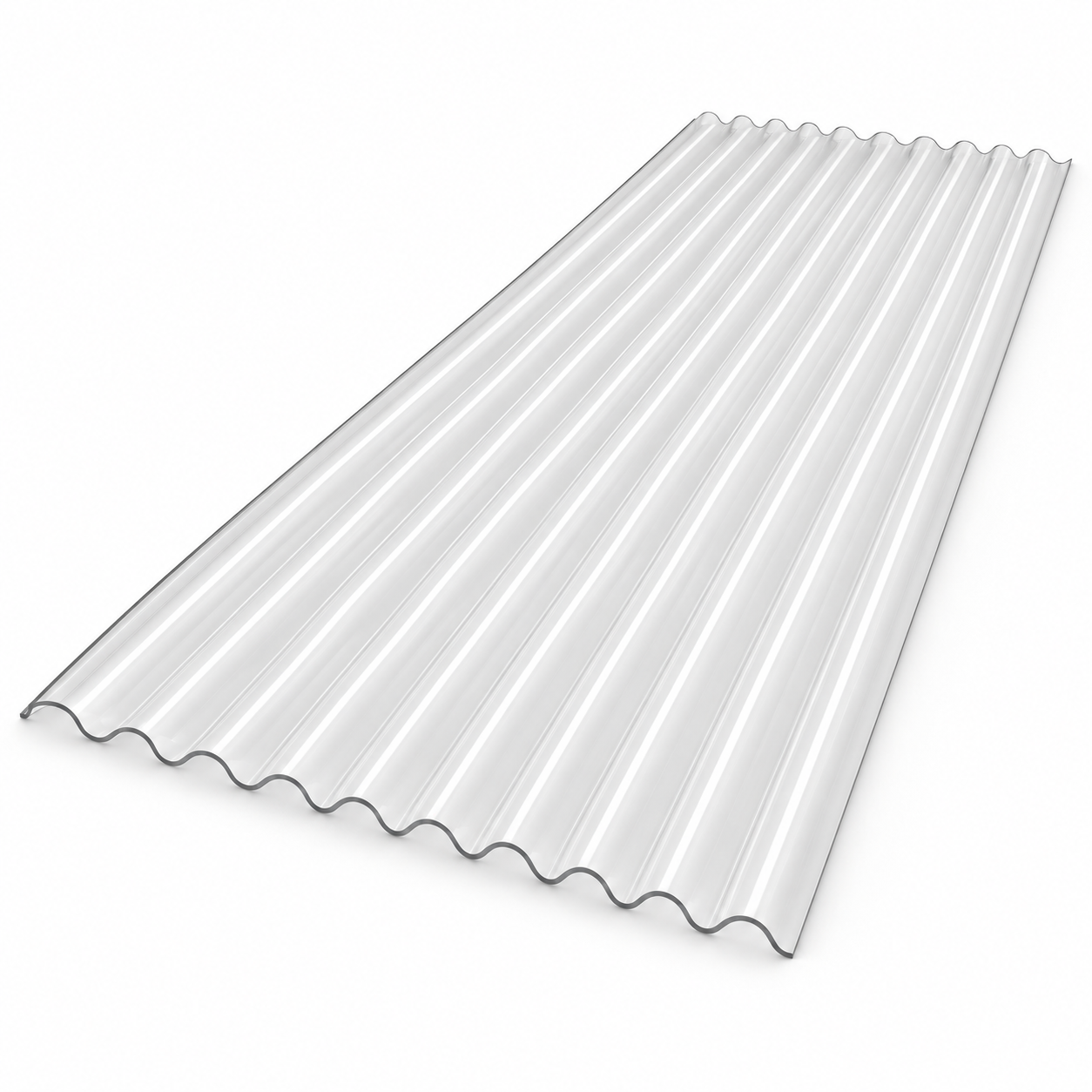 High Impact Wave Acrylic — Smooth Clear