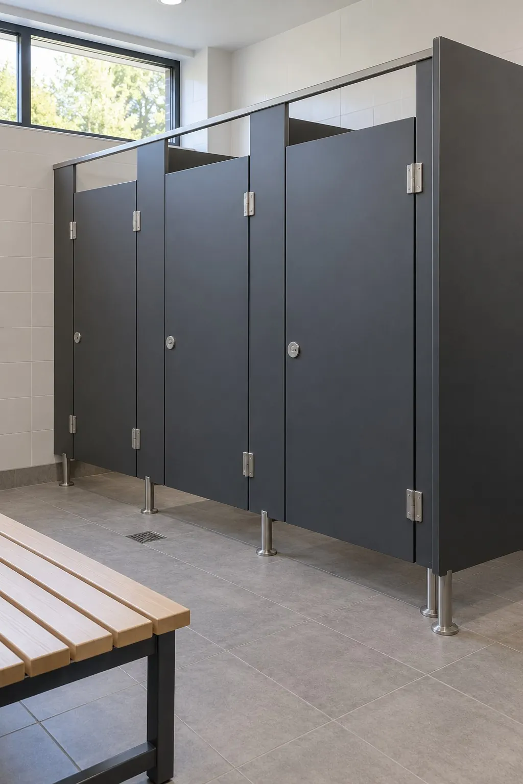 Changing-room partitions