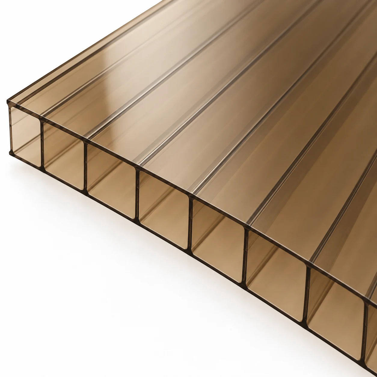Bronze Multiwall Polycarbonate — 4 × 8 ft