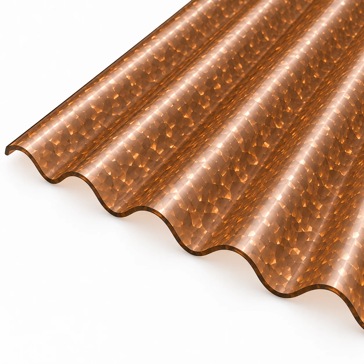 High Impact Wave Acrylic — Prismatic Bronze