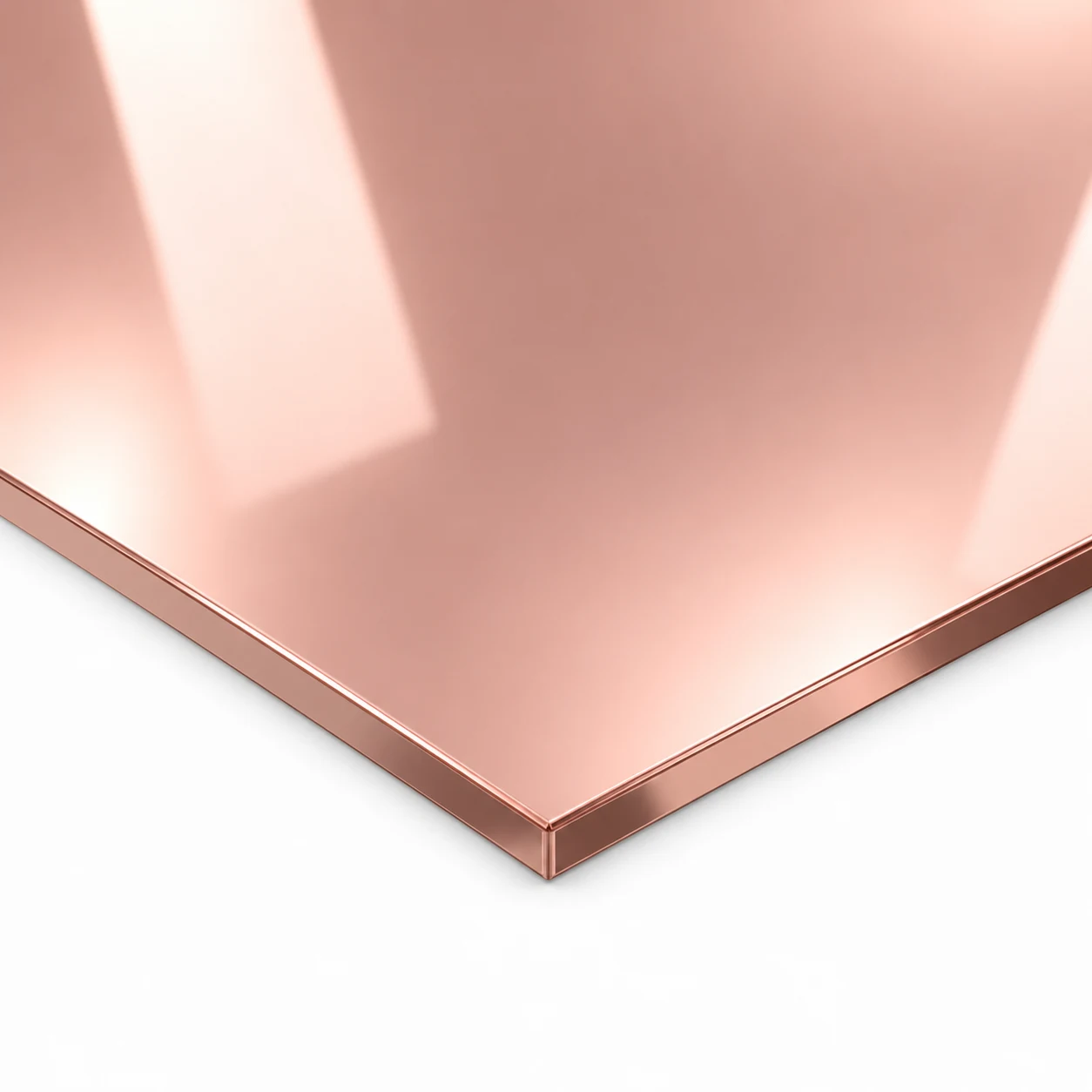 Rose Gold Mirror Acrylic