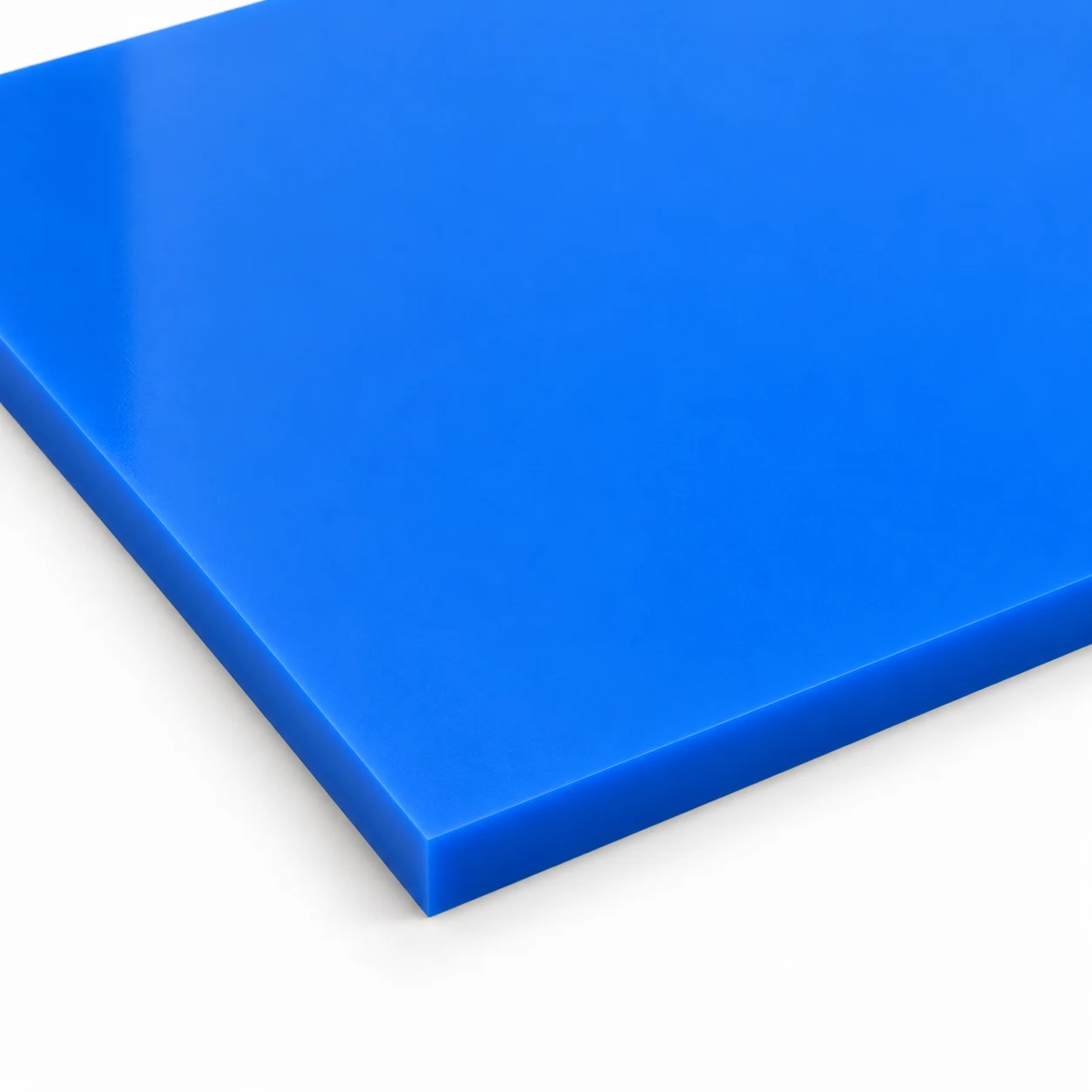 Blue HDPE Puck Board Sheet - 4 x 8 ft