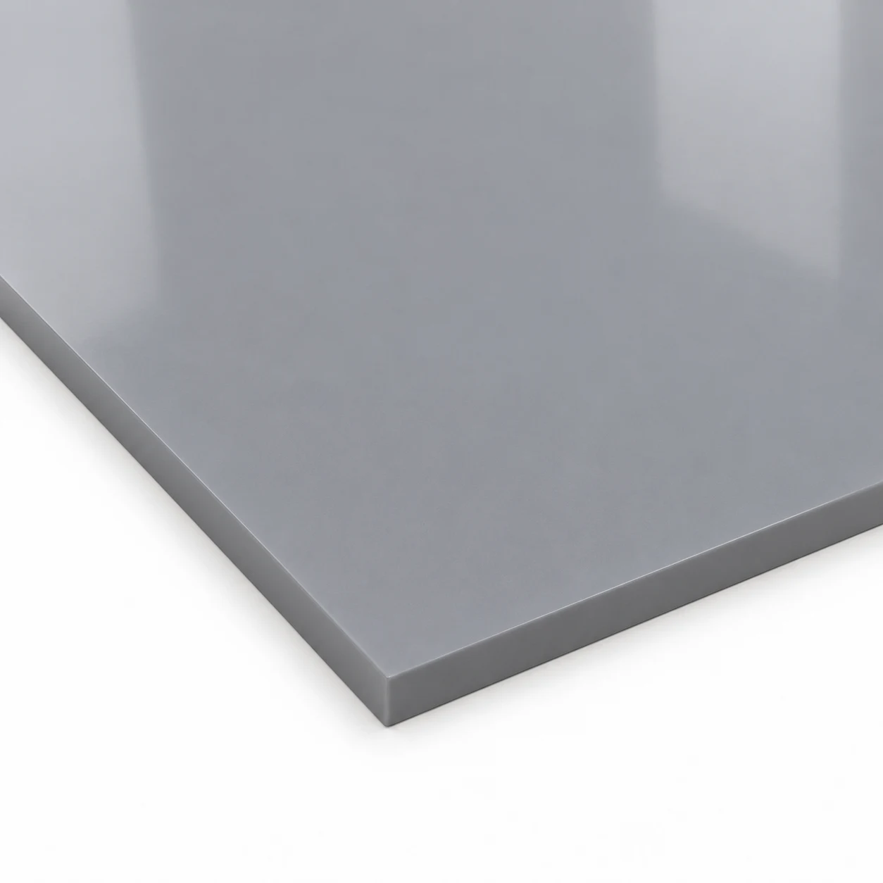 Grey HDPE Puck Board Sheet - 4 x 8 ft