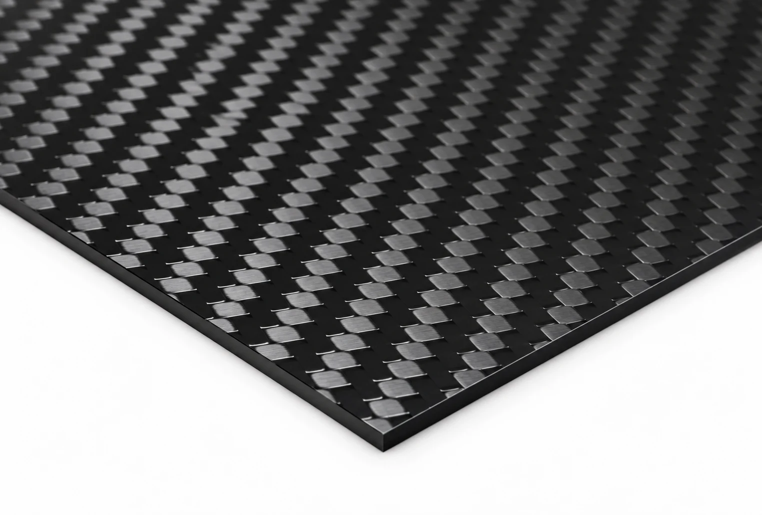 Carbon-fibre-look ABS — black