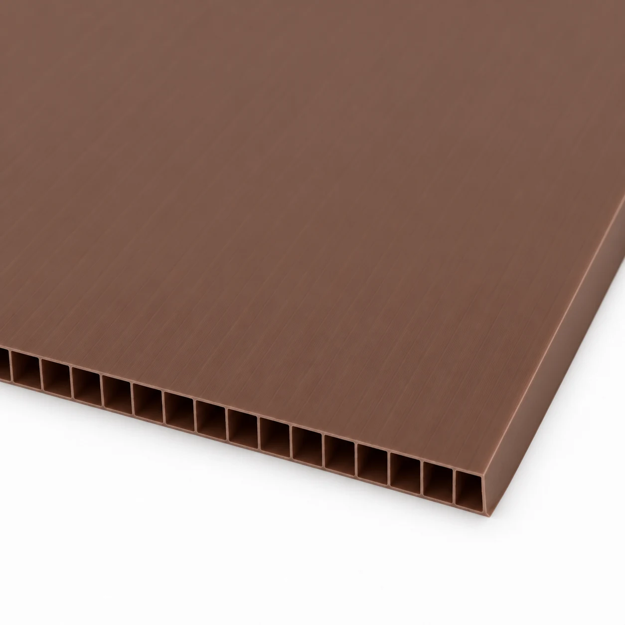 Coroplast Corrugated Plastic — Brown