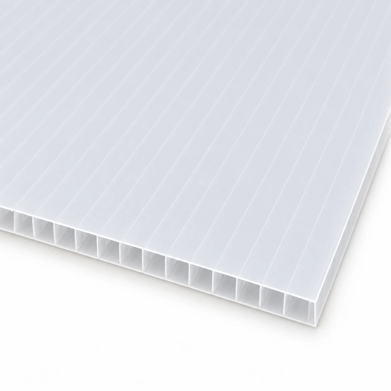 Coroplast Corrugated Plastic — Clear / Natural