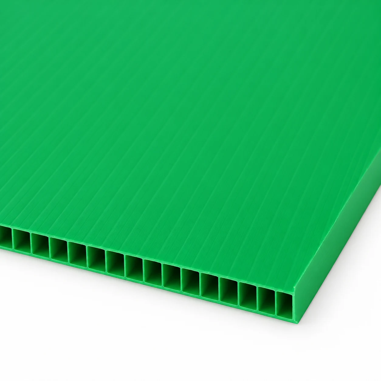 Coroplast Corrugated Plastic — Green