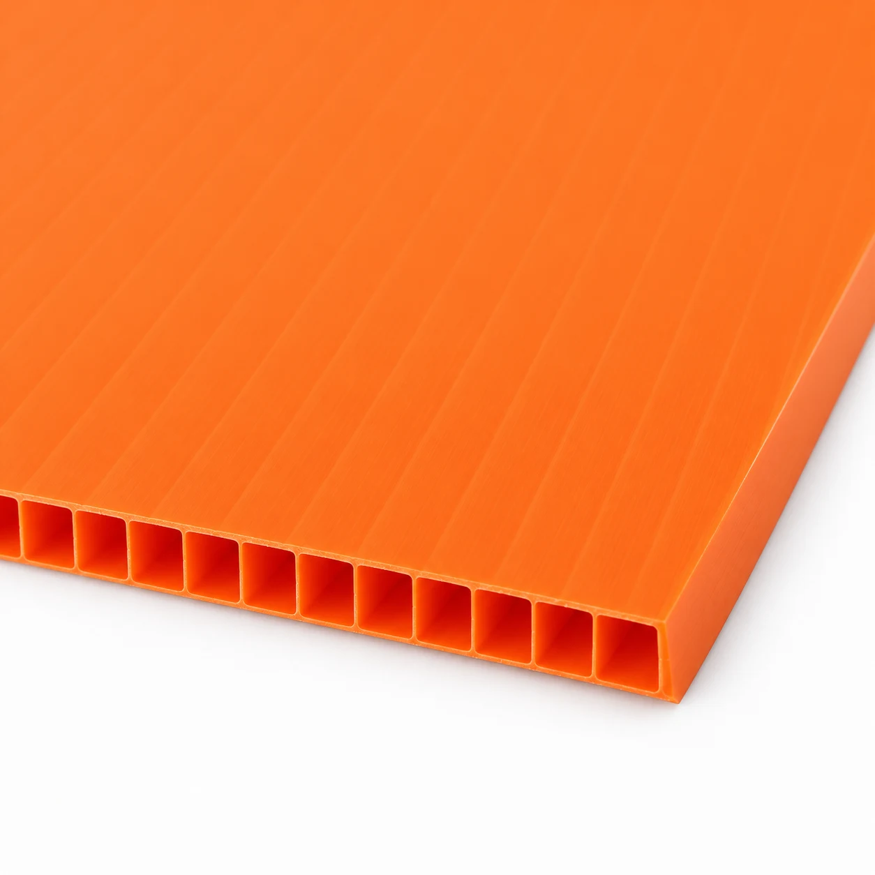 Coroplast Corrugated Plastic — Orange