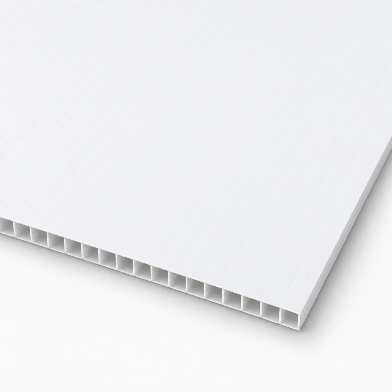 Coroplast Corrugated Plastic — White