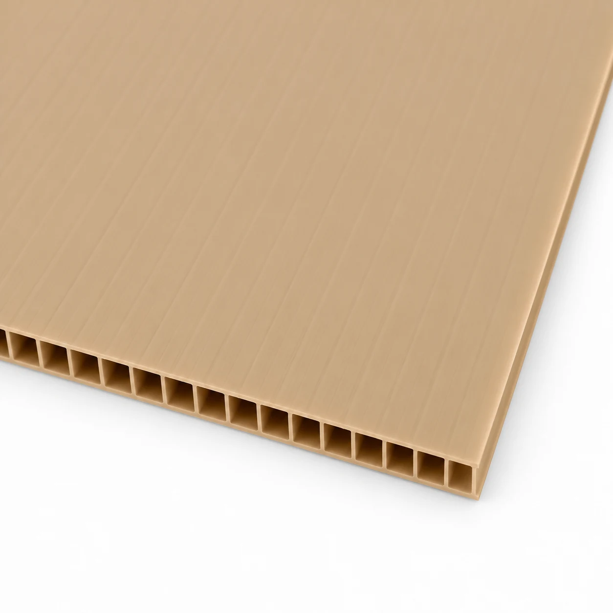 Coroplast Corrugated Plastic — Tan