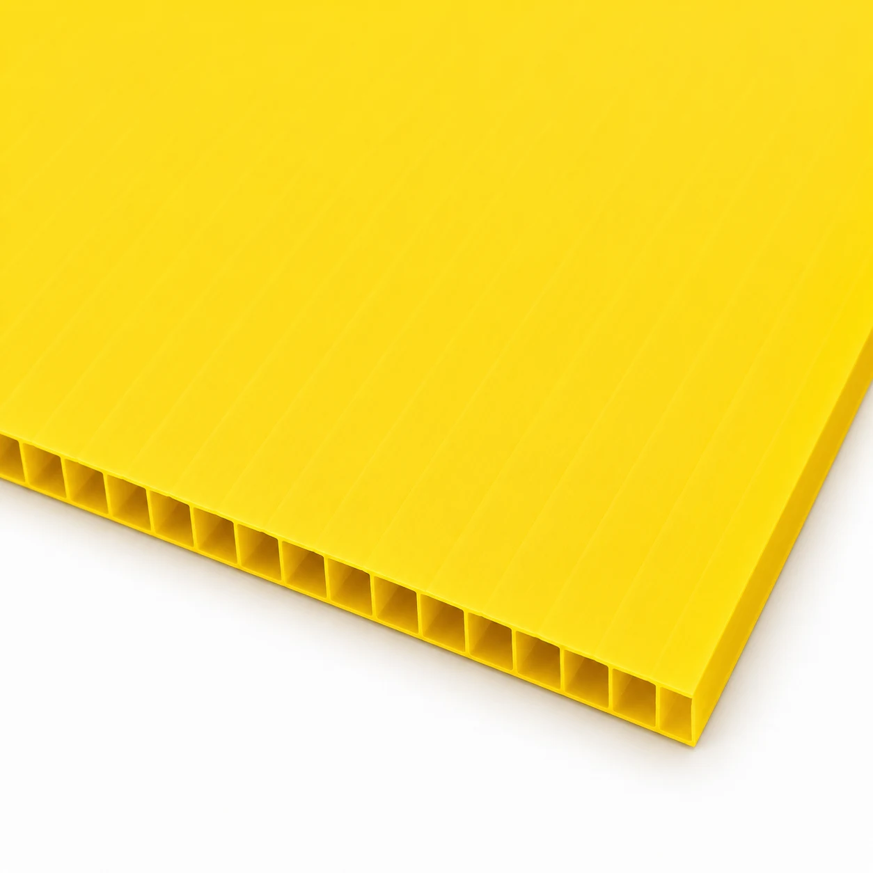 Coroplast Corrugated Plastic — Yellow