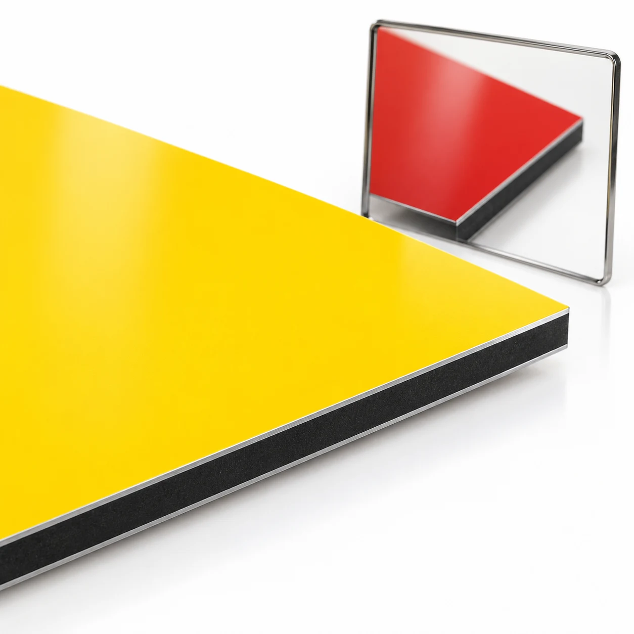 Yellow / Red ACM Panels