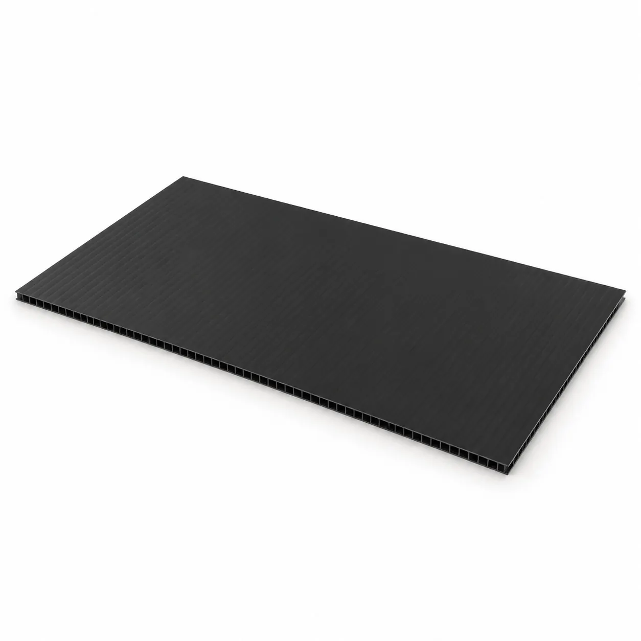 Coroplast Corrugated Plastic — Black