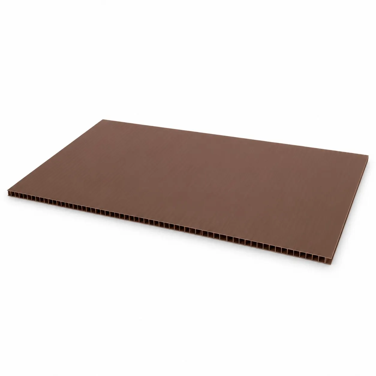 Coroplast Corrugated Plastic — Brown