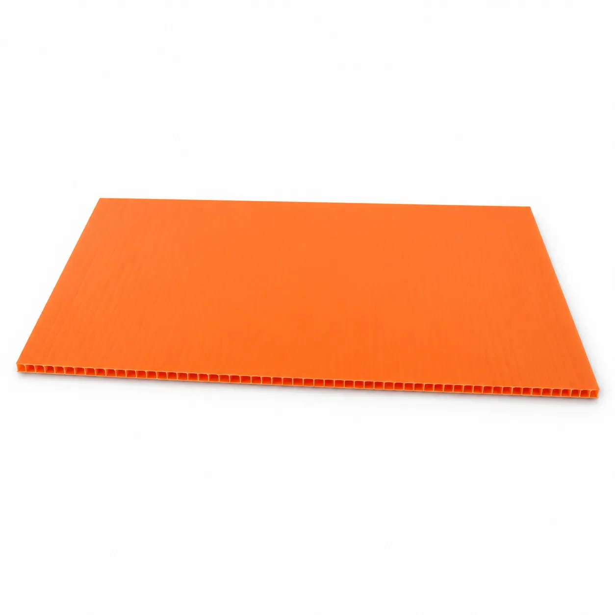 Coroplast Corrugated Plastic — Orange