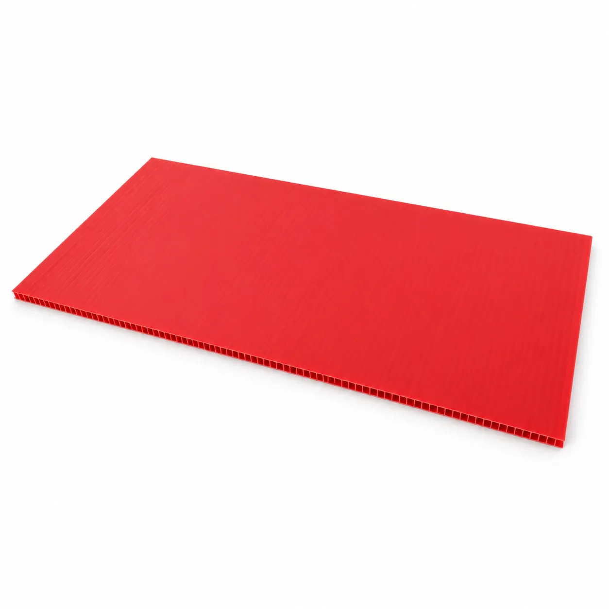 Coroplast Corrugated Plastic — Red