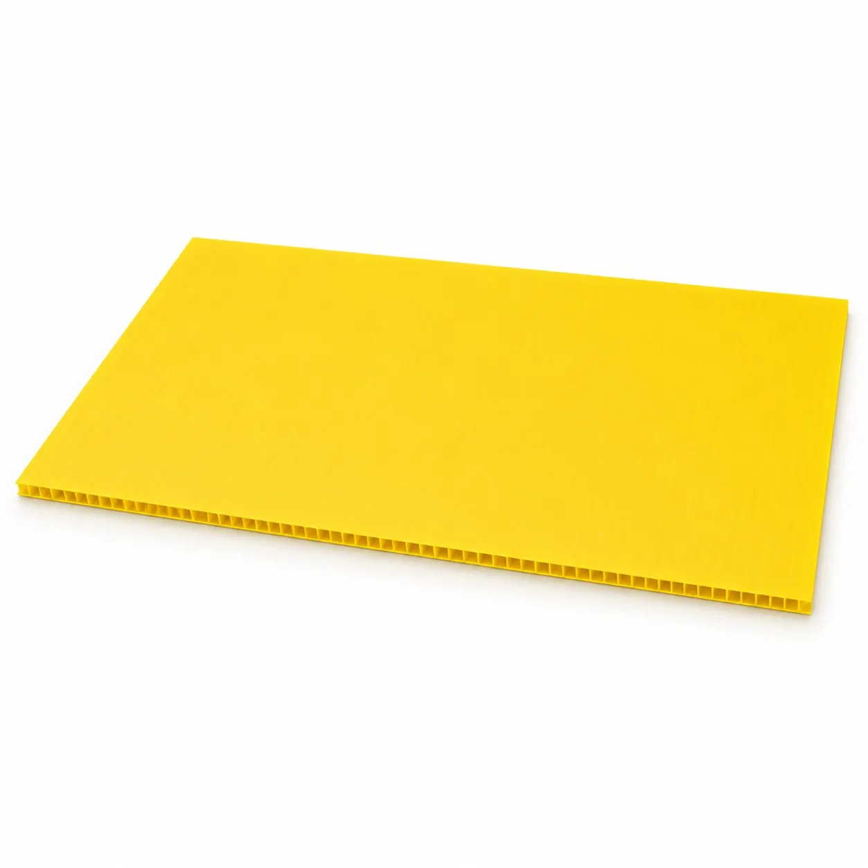Coroplast Corrugated Plastic — Yellow
