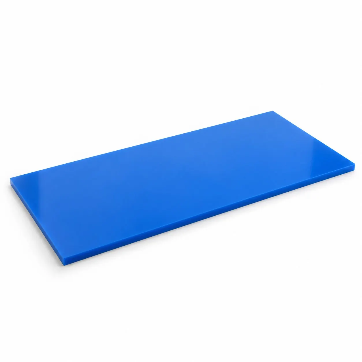 Blue HDPE Puck Board Sheet - 4 x 8 ft