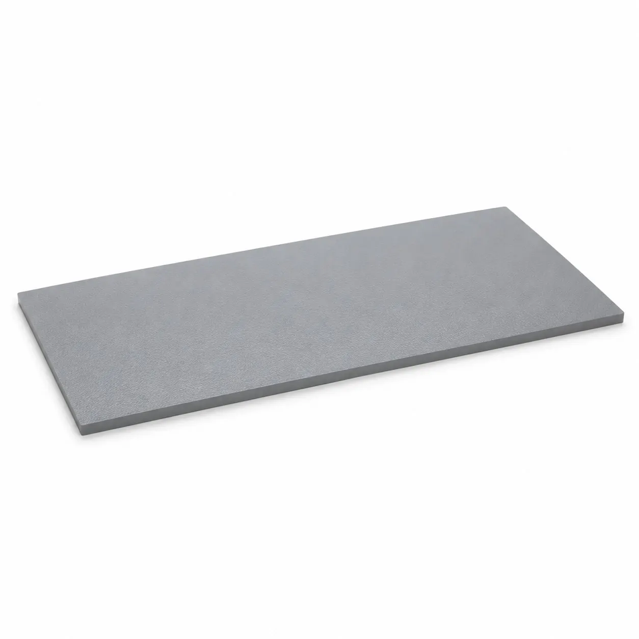 Grey HDPE puck board — textured · by request