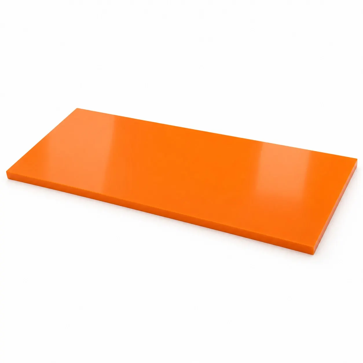 Orange HDPE Puck Board Sheet - 4 x 8 ft