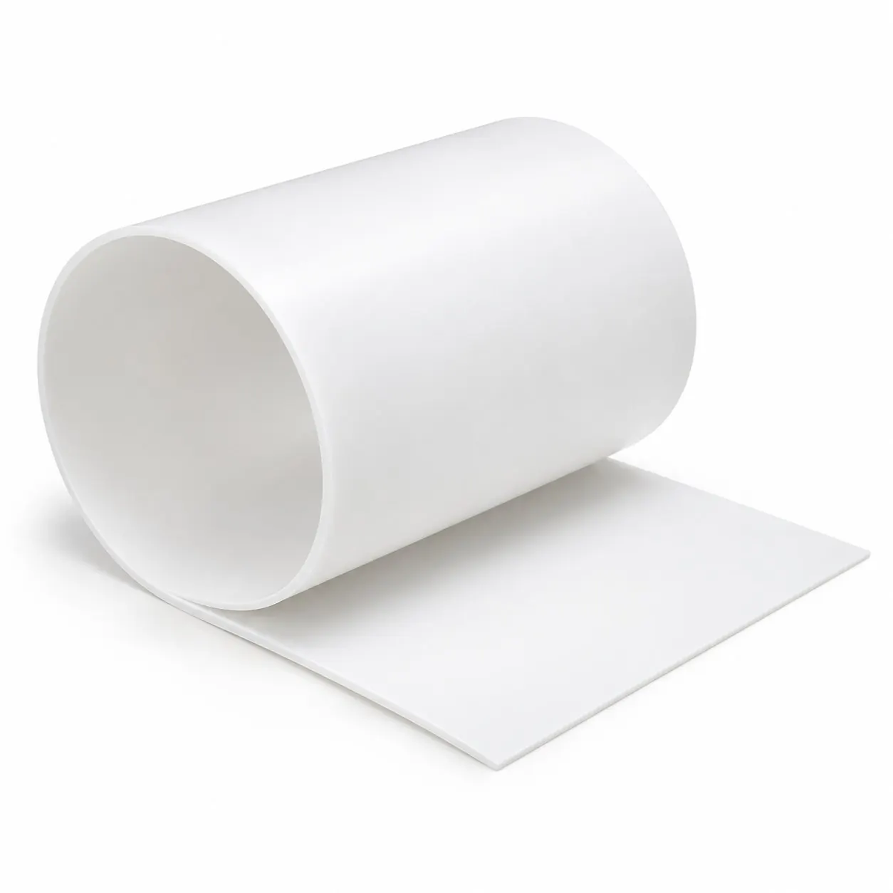 White HDPE puck board — rolled · by request