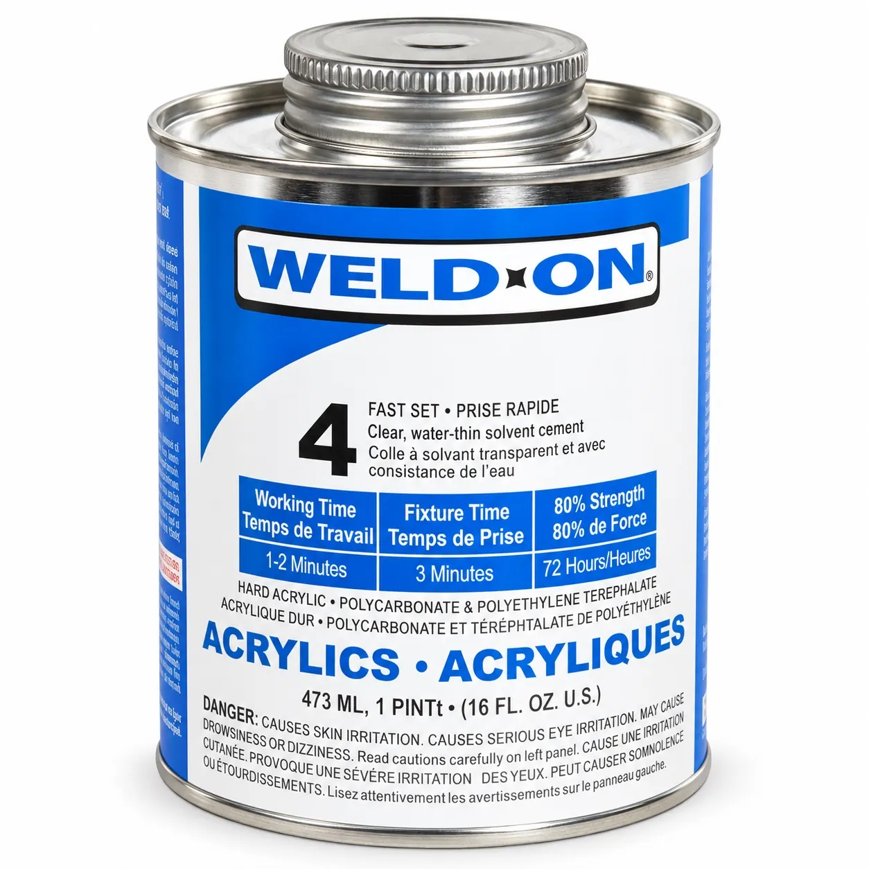 Weld-On #4 - Fast Set Solvent Cement For Acrylics