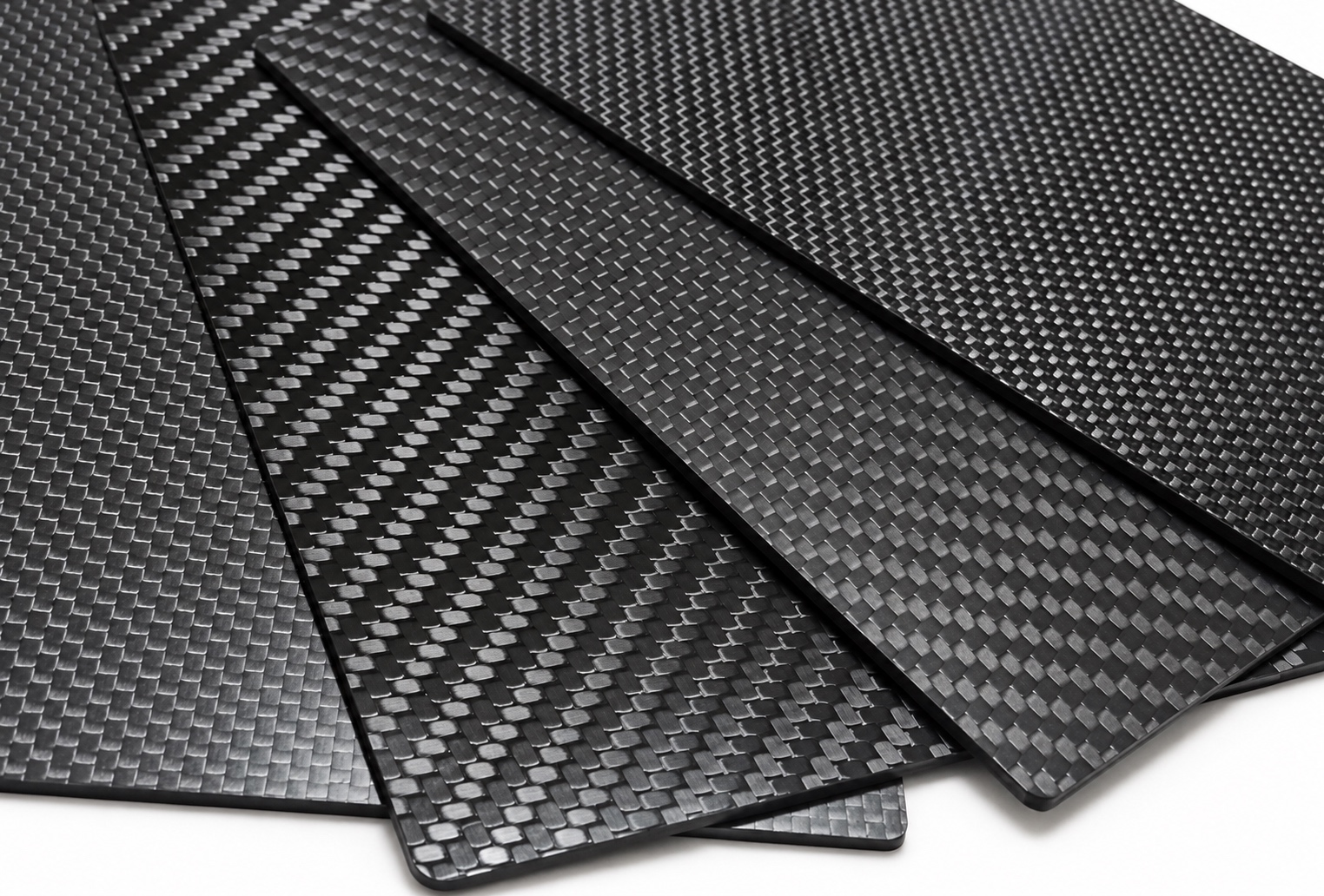 Carbon-fibre-look ABS — black