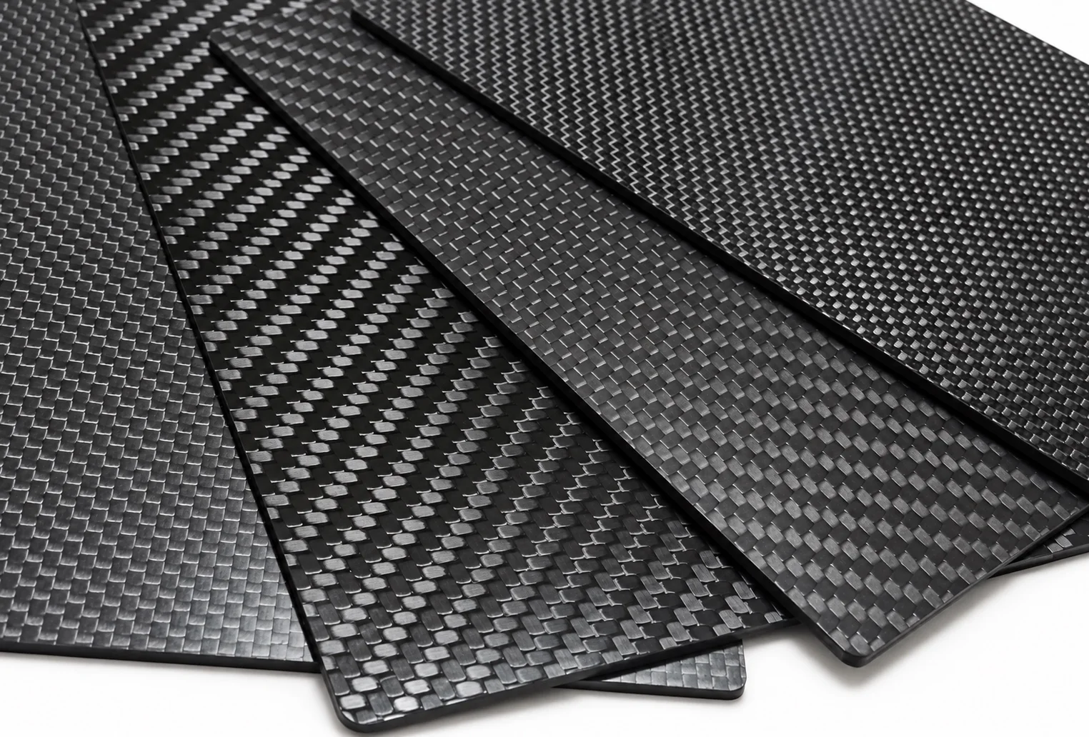 Carbon-fibre-look ABS — black