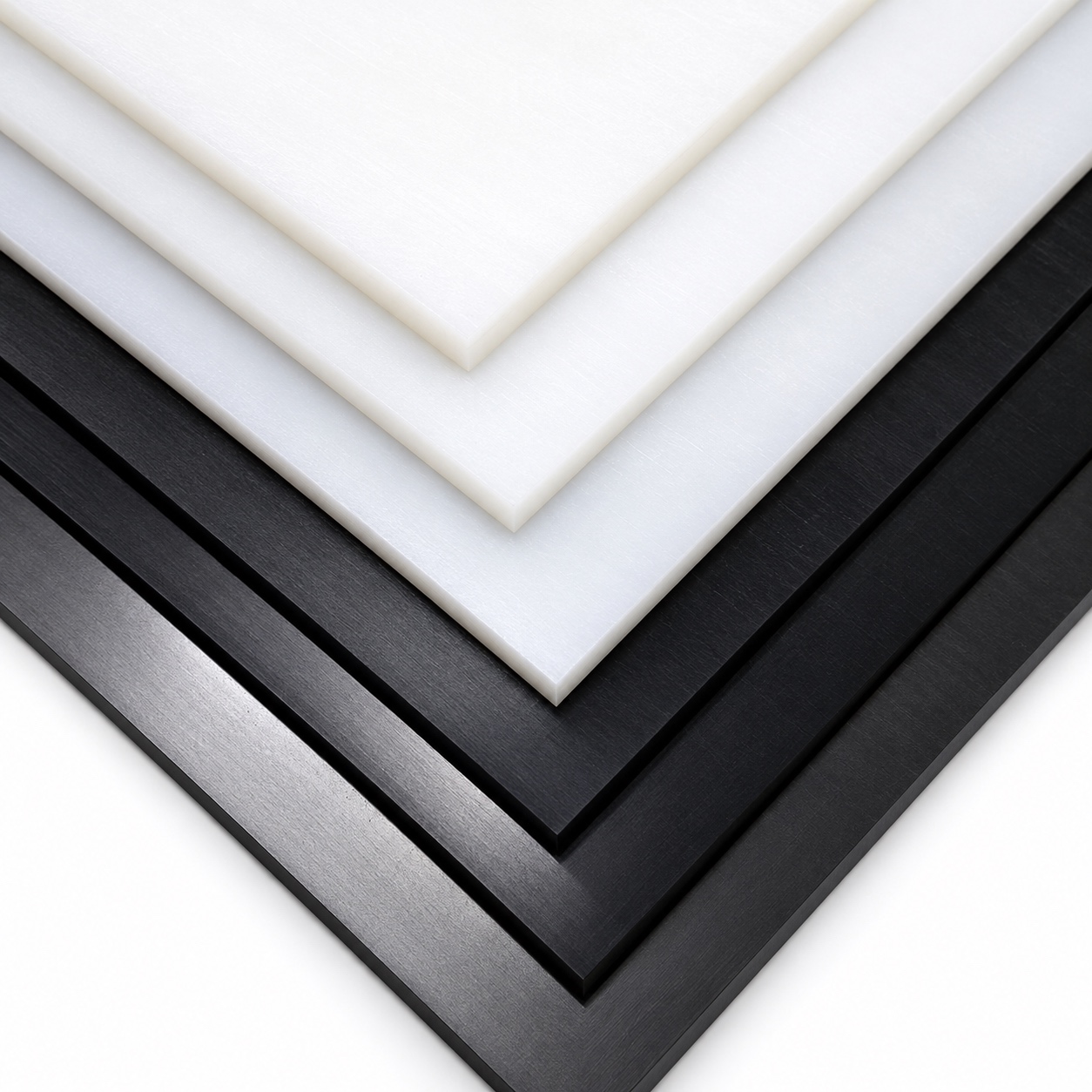 HDPE - White & Black Puck Board